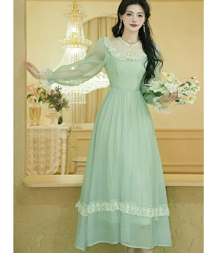Honey & Lime Meadow Vintage-Inspired Princesscore Dress