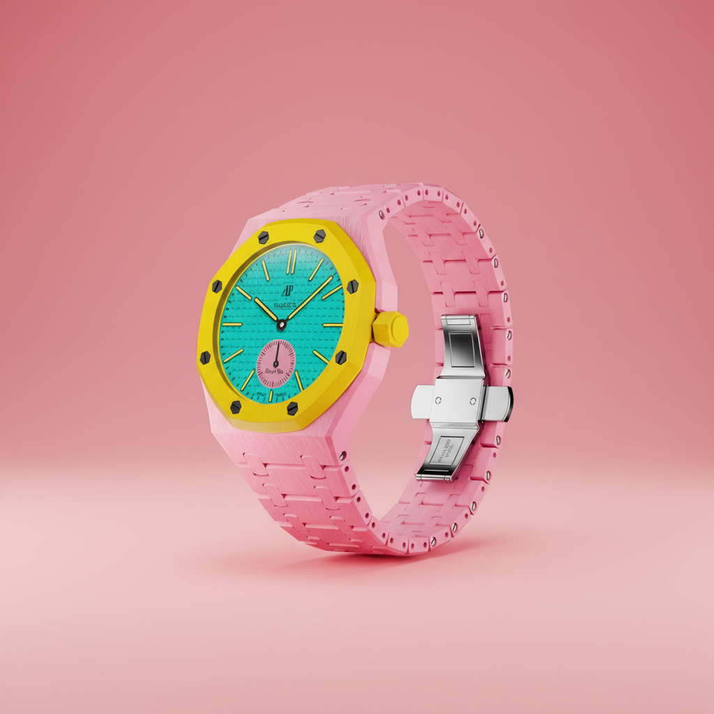 Royal Pop Strap — Raspberry Pink | Bioceramic Band for Swatch × AP Royal Pop