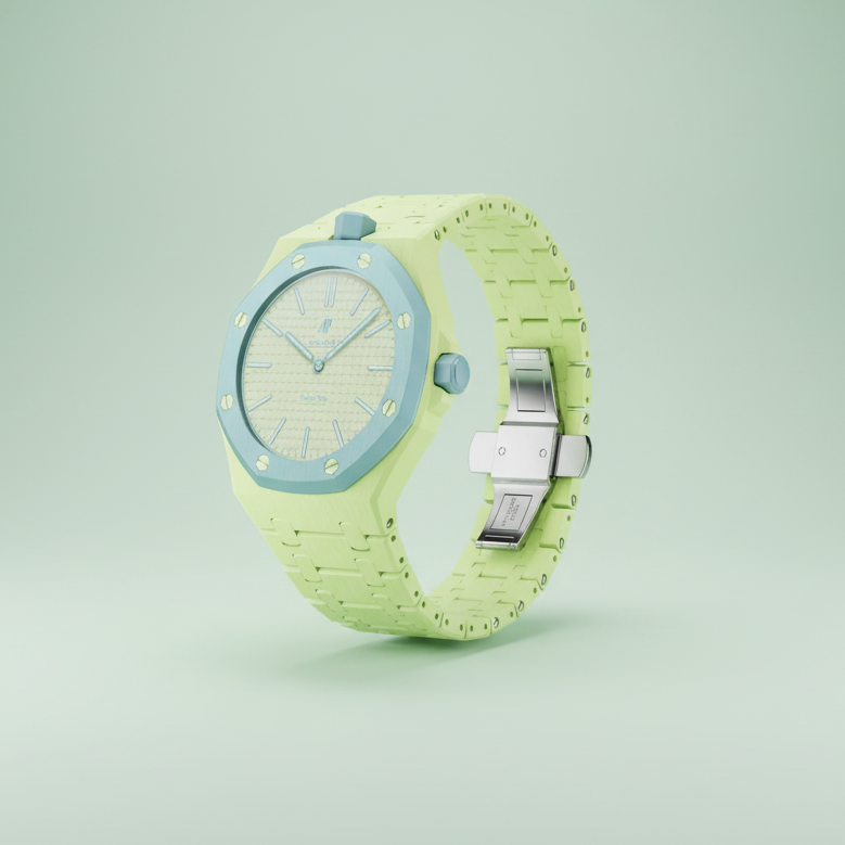 Royal Pop Strap — Electric Lime | Bioceramic Band for Swatch × AP Royal Pop